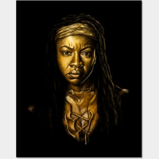 Michonne Golden Posters and Art